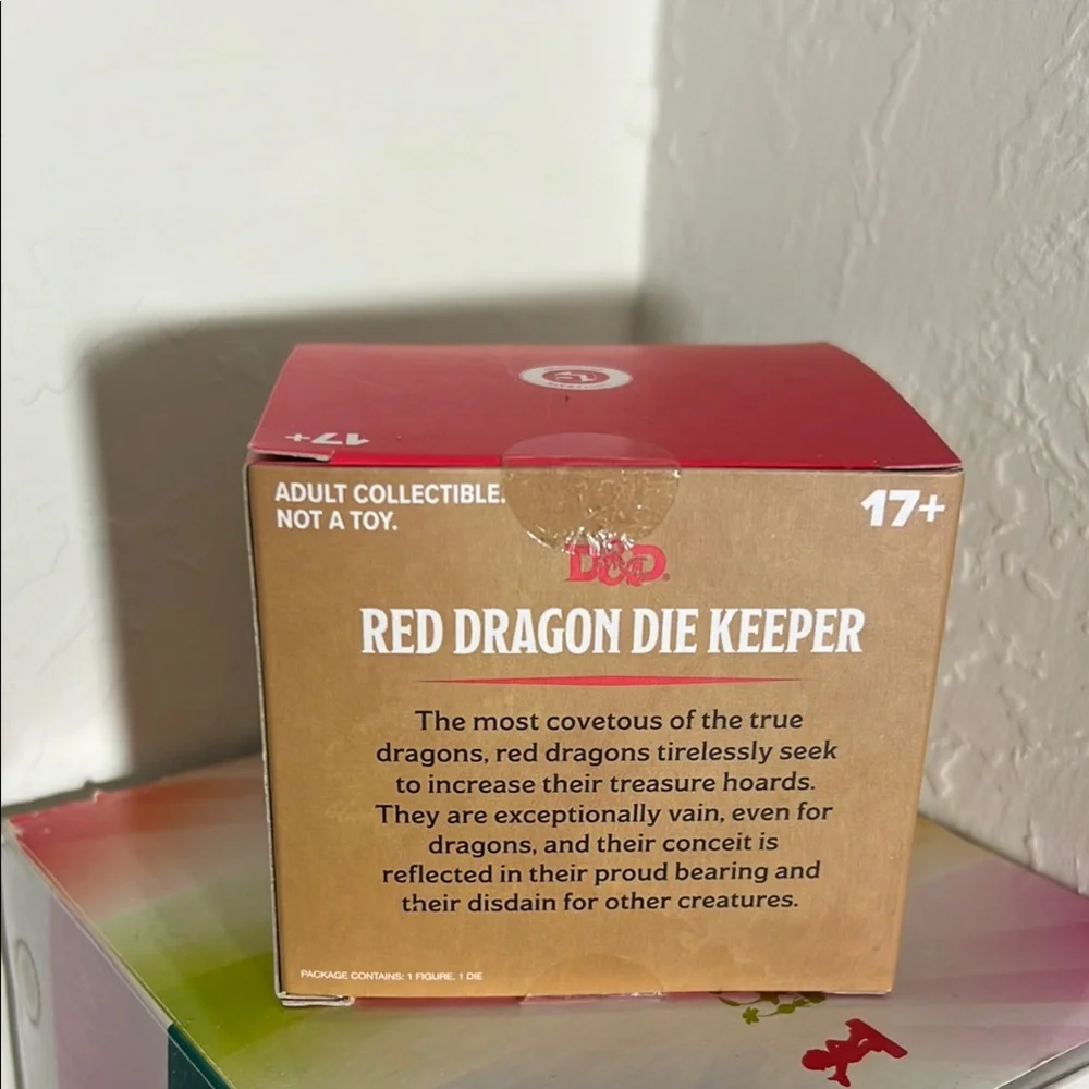 🐉D&D Red Dragon Die Keeper Dungeons & Dragons Dice Game Toy Wizards of the coast